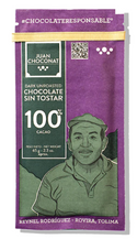 BARRA DE CHOCOLATE 100% CACAO SIN TOSTAR