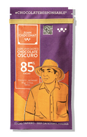 BARRA DE CHOCOLATE OSCURO 85% CACAO SIN TOSTAR